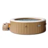 Sale Piscina idromassaggio gonfiabile "purespa bubble massage" marrone 8 persone 236x236x71 cm - cod. 28412np Piscine