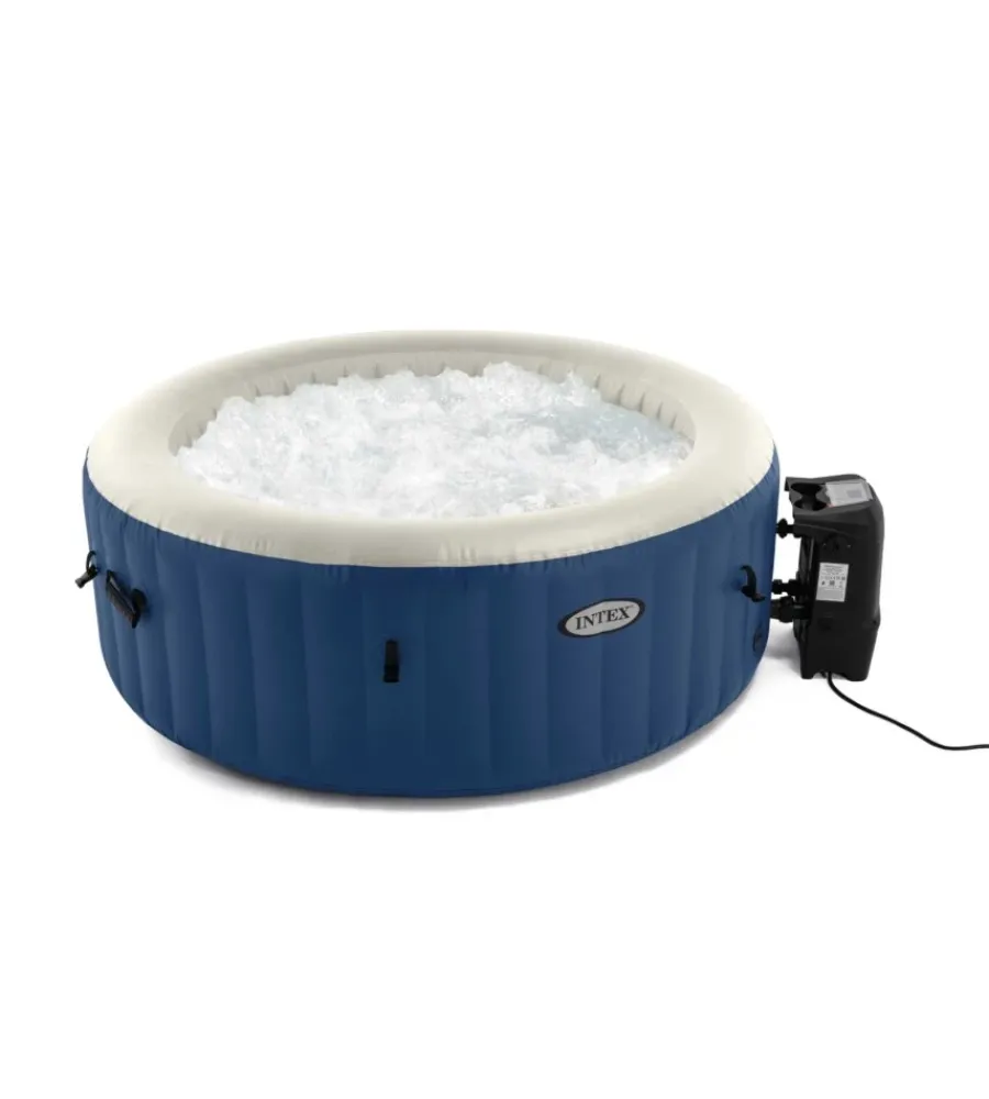 Intex Piscine|Piscina idromassaggio gonfiabile "bubble blue" 4 posti 180x180x66 cm - cod. 28486ex