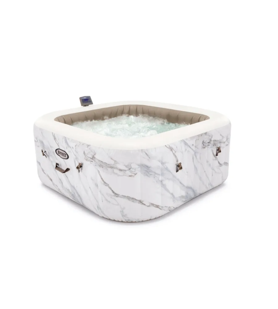 Intex Piscine|Piscina idromassaggio gonfiabile "calacatta jet and bubble deluxe" cm 175x71 4 posti - cod. 28464ex
