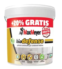 Hot Pittura antimuffa "biodefence" bianco 12 lt Pitture Murali