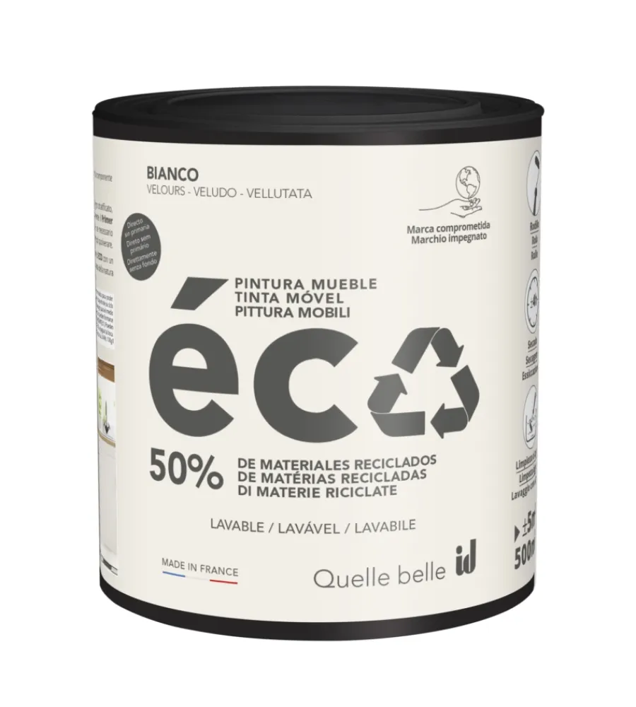 Best Pittura per restauro legno mobili "eco mobili" bianco scogliera 500 ml Restauro Legno E Mobili