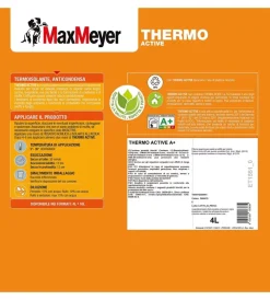 Max Meyer Pitture Murali|Pittura termoisolante "thermo active a+" bianco 4 litri
