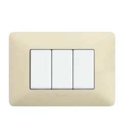 Serie Civili|Placca 3 moduli avorio matix am4803bav - bticino.