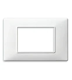 Serie Civili- Placca 3 moduli vimar "plana" bianco - cod.14653.01