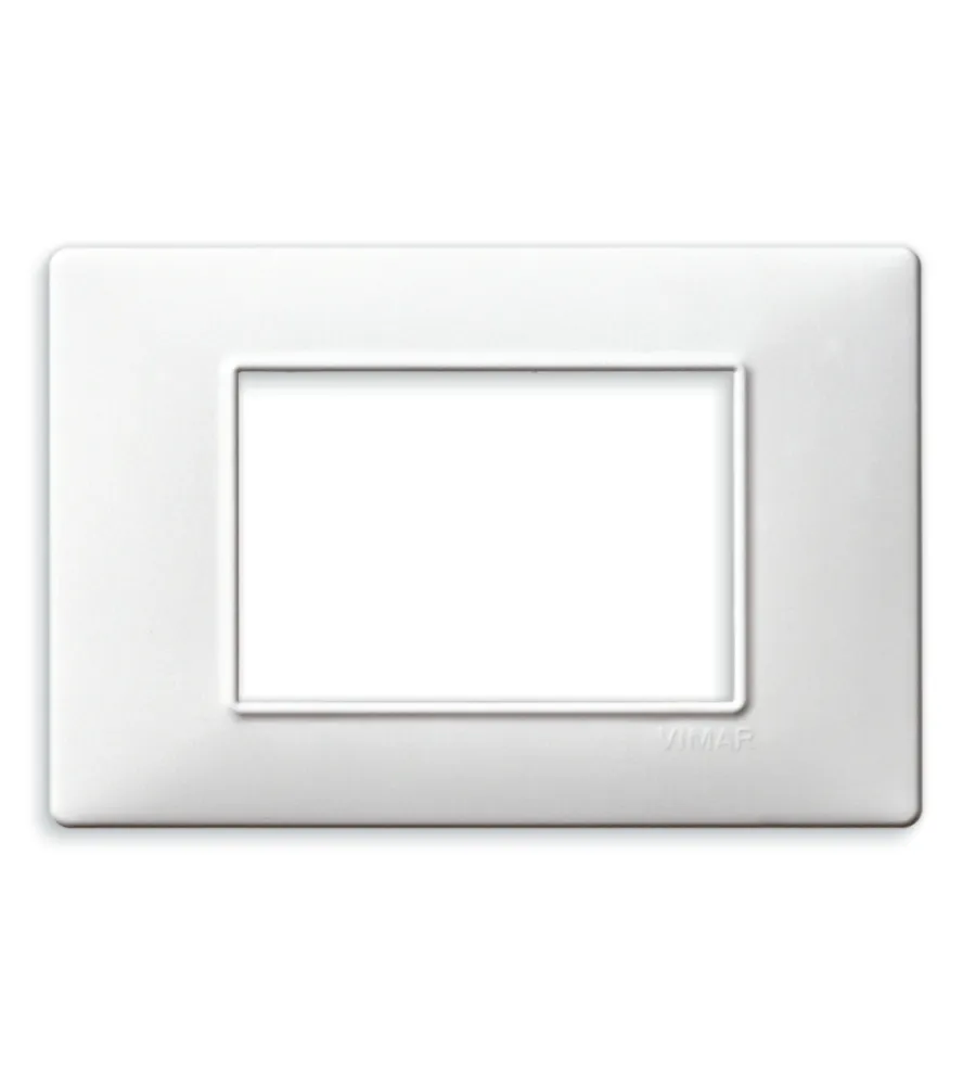 Serie Civili- Placca 3 moduli vimar "plana" bianco - cod.14653.01