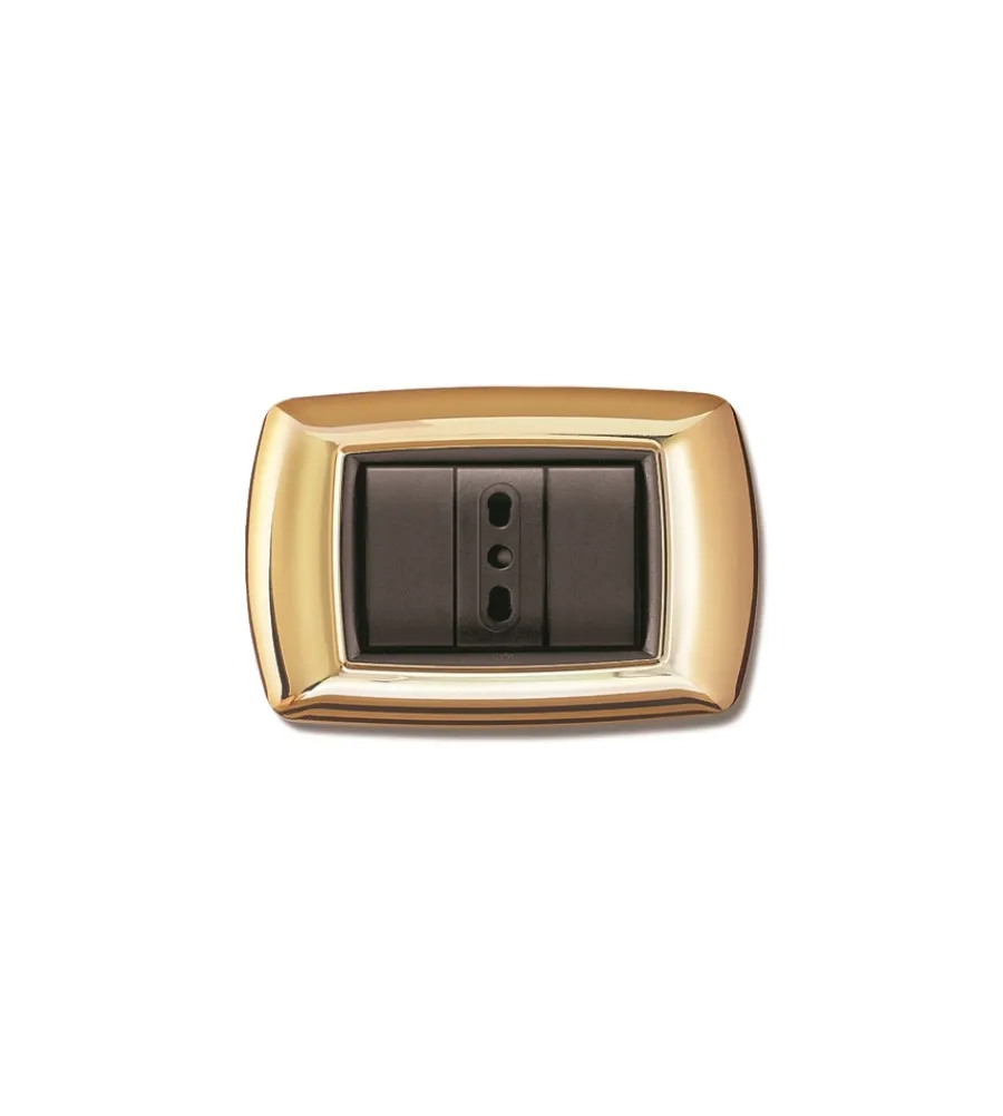 Serie Civili- Placca life 3 posti oro.