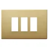 Serie Civili|Placca 3m alluminio scatto bronzo - vimar.