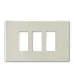Serie Civili|Placca 3m alluminio scatto oro 8000 - vimar.