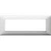 Sale Placca 7m alluminio spazzolato - vimar Serie Civili