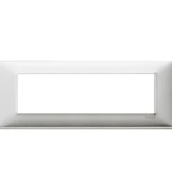Sale Placca 7m alluminio spazzolato - vimar Serie Civili