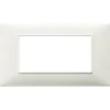 Serie Civili- Placca 4m avorio plana - vimar