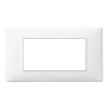 Serie Civili- Placca 4m bianco plana - vimar.
