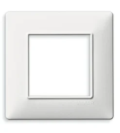 Serie Civili- Placca 2m bianco plana - vimar.