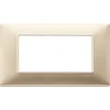 Serie Civili|Placca 4m champagne opaco - vimar