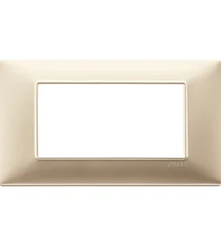 Serie Civili|Placca 4m champagne opaco - vimar