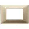 Serie Civili|Placca 3m champagne opaco plana - vimar.