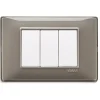 Serie Civili- Placca 3m reflex cenere - vimar.