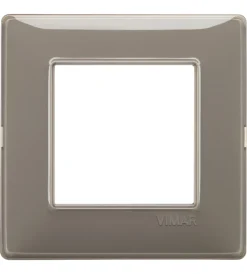 Placca 2m reflex cenere plana - vimar Serie Civili