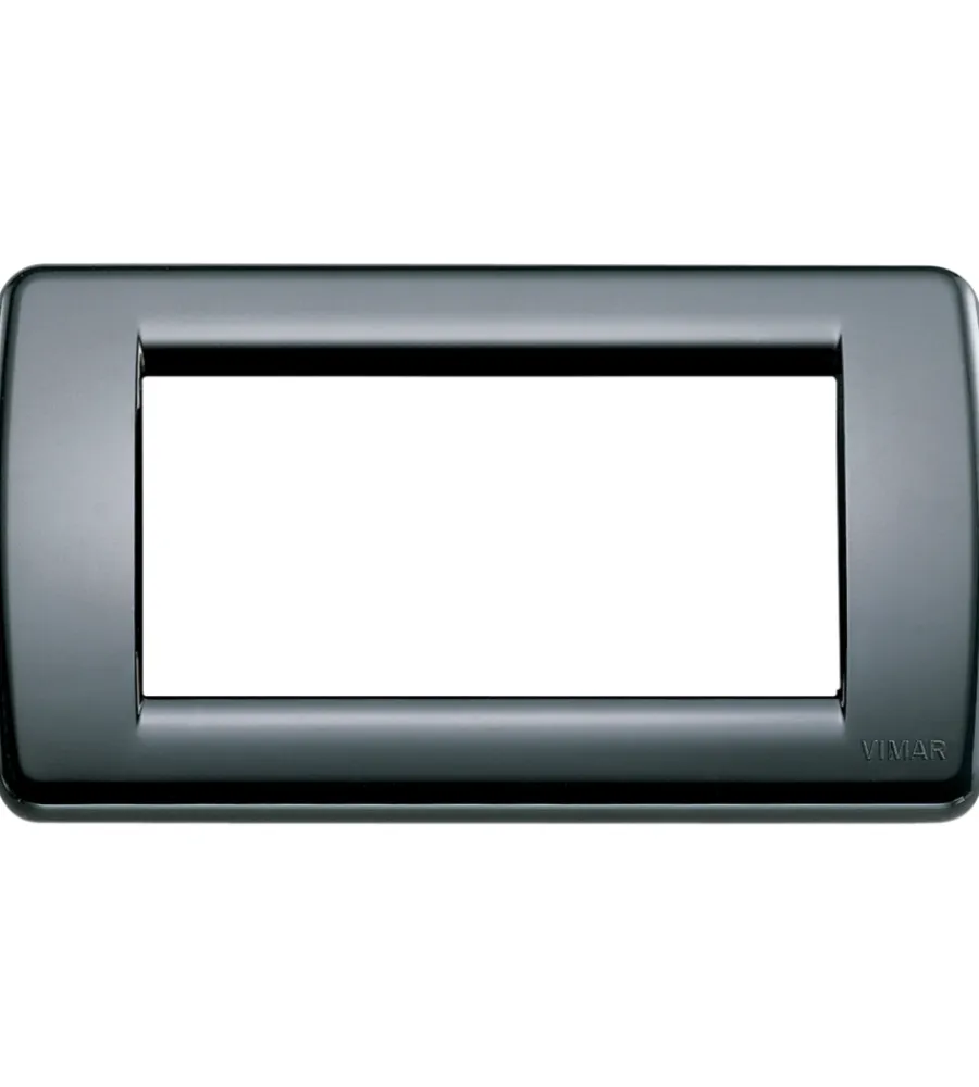 Serie Civili- Placca 4m reflex nero idea - vimar