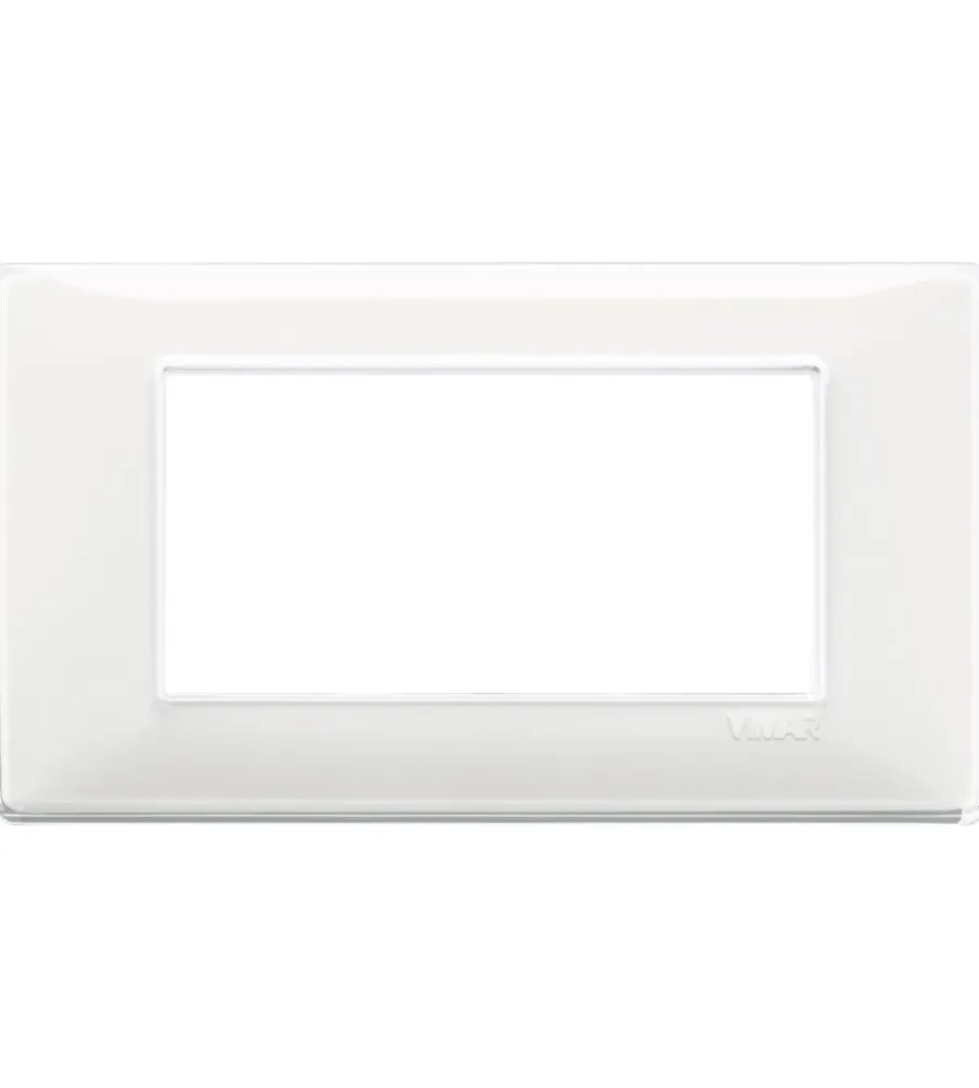 Serie Civili- Placca 4m reflex neve plana - vimar