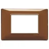 Outlet Placca 3m reflex tabacco - vimar. Serie Civili