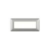 Sale Placca matix 6 moduli silver am4806msl - bticino Serie Civili