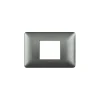 Outlet Placca 2p centrati silver matix am4819msl - bticino Serie Civili