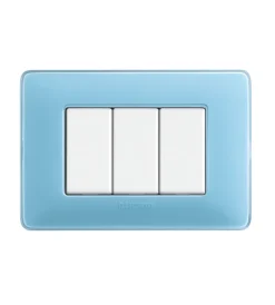 Serie Civili|Placca 3p colors turchese matix am4803car - bticino