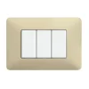 Serie Civili- Placca 3p corda matix am4803bcd - bticino