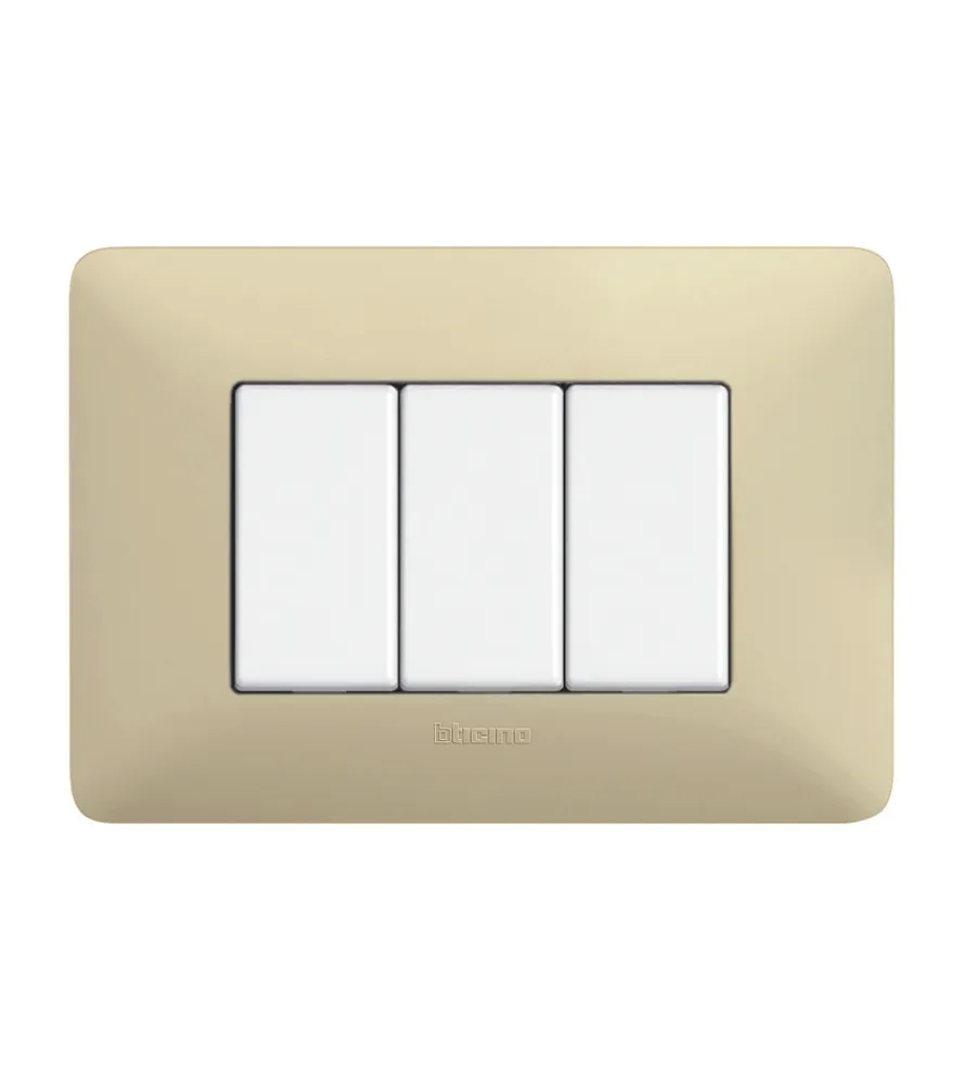 Serie Civili- Placca 3p corda matix am4803bcd - bticino