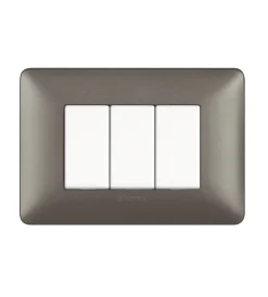 Serie Civili|Placca 3p iron matix am4803mir - bticino