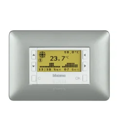 Sale Placca 3p silver matix am4803msl - bticino Serie Civili