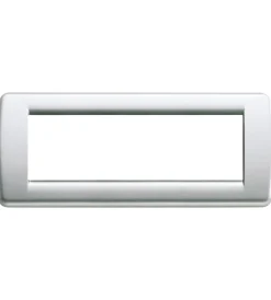 Clearance Placca rondò 6m argento metallizzato - vimar Serie Civili