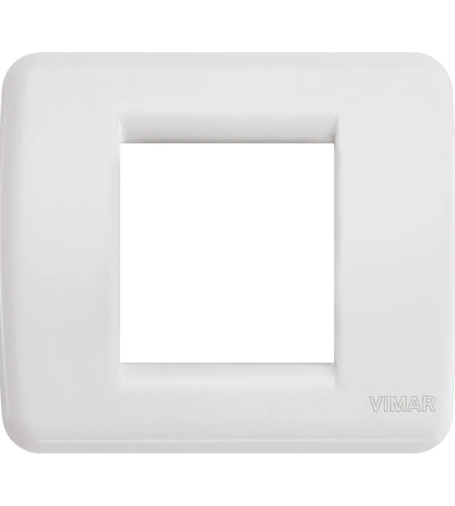 Serie Civili- Placca rondò 1-2m bianco idea - vimar