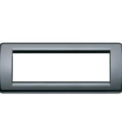 Placca rondò 6m grigio grafite - vimar Serie Civili