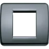 Outlet Placca rondò 1-2m grigio grafite idea Serie Civili