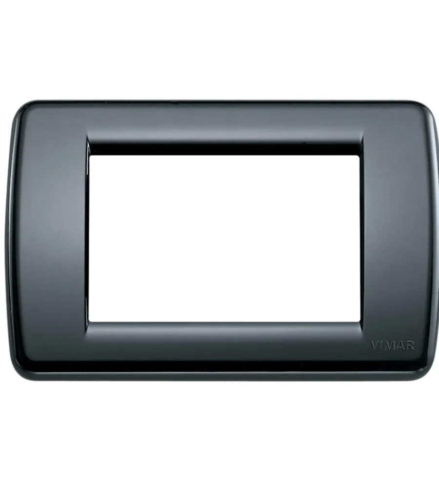 Serie Civili- Placca rondo 3m grigio grafite - vimar.