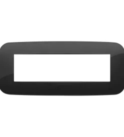 Placca round 7m nero - vimar Serie Civili