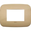 Serie Civili|Placca round 3m oro antico - vimar