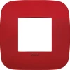 Serie Civili|Placca round 2m rosso - vimar