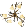 Best Plafoniera 6 luci "alga" bronzo e14 Illuminazione Per Interno