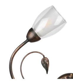 Best Plafoniera 6 luci "liliana" bronzo e14 Illuminazione Per Interno