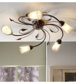 Onli Illuminazione Per Interno|Plafoniera 5 luci 