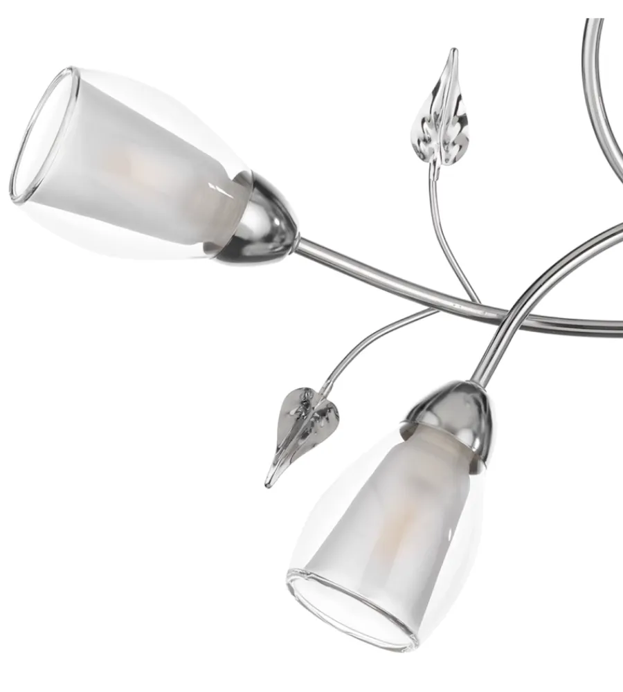 Illuminazione Per Interno-Onli Plafoniera 6 luci "liliana" cromo e14