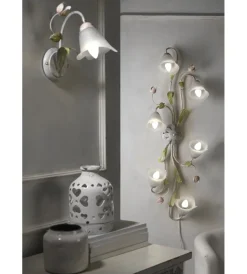Onli Illuminazione Per Interno|Plafoniera 6 luci "wilma" bianco e14