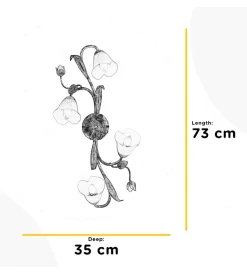 Clearance Plafoniera 4 luci 