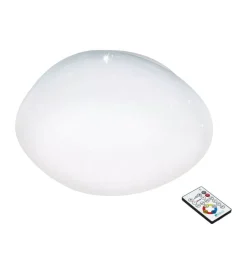 Eglo Illuminazione Per Interno|Plafoniera applique led con telecomando, ø 60 cm