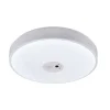 Hot Plafoniera led "aspetta" bianca con videocamera 6000k ø40 cm Illuminazione Per Interno