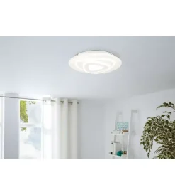 Clearance Plafoniera led da esterno eglo "palagiano" bianco 4000k Illuminazione Per Interno