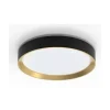 Outlet Plafoniera led da interno "hanno" nero e oro 4000k Illuminazione Per Interno